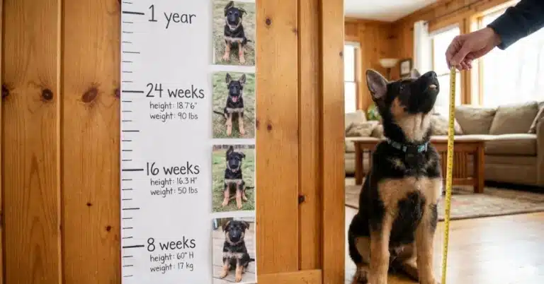 german shepherd puppy growth chart