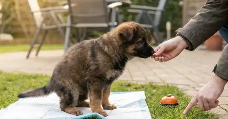 german shepherd puppy potty training
