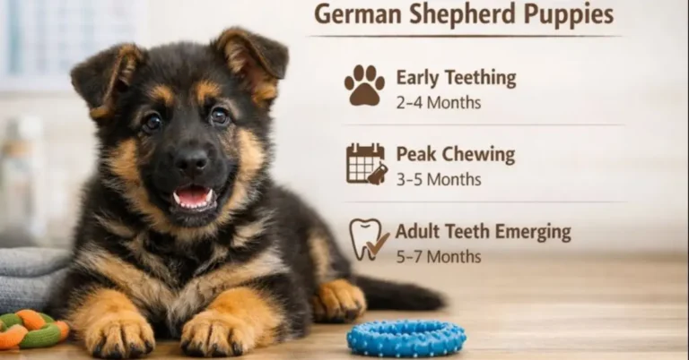 german shepherd puppy teething