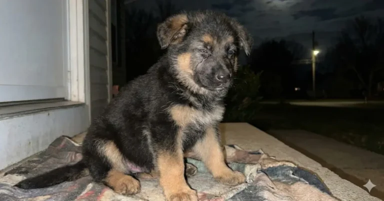 german shepherd puppy crying at night