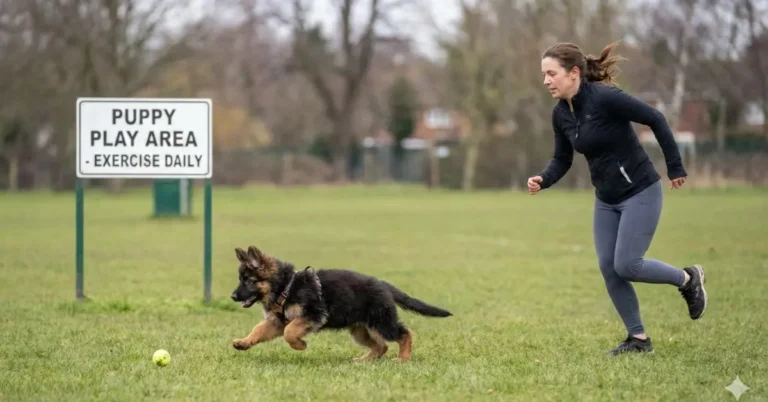 german shepherd puppy exercise needs