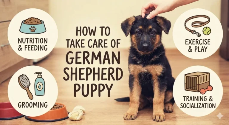 how to take care of a german shepherd puppy