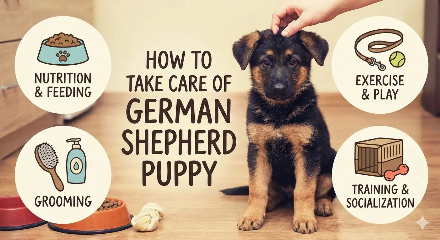how to take care of a german shepherd puppy