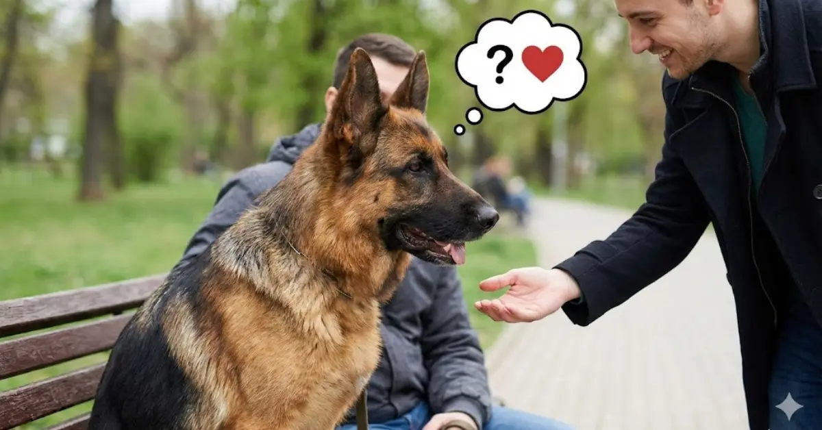 are german shepherds friendly to strangers