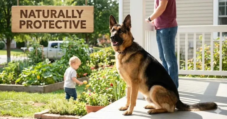 are german shepherds naturally protective