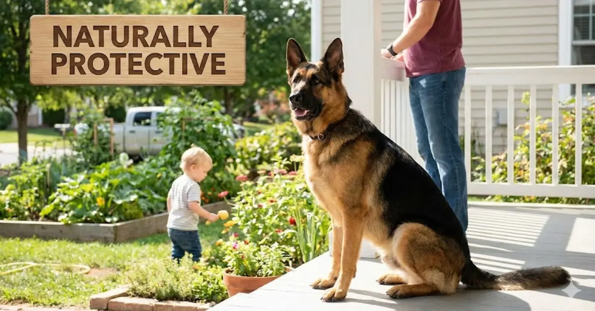 are german shepherds naturally protective