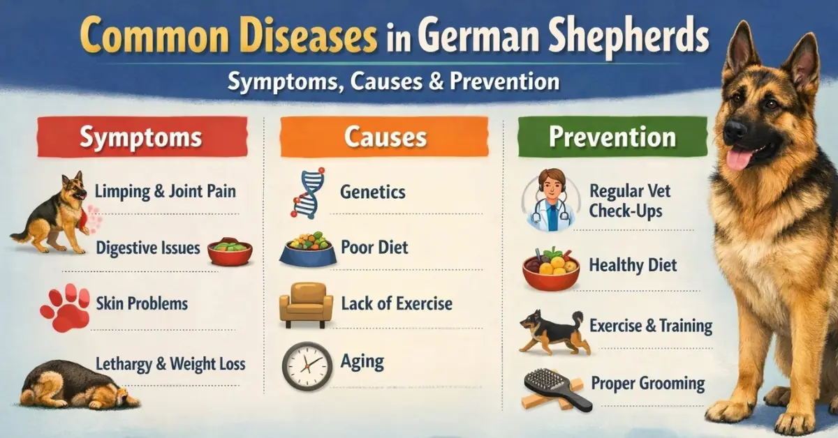 common diseases in german shepherds