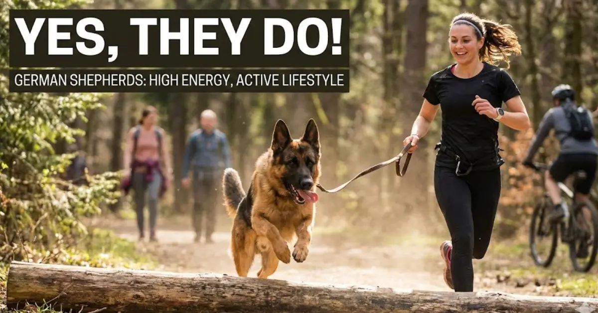 do german shepherds need a lot of exercise