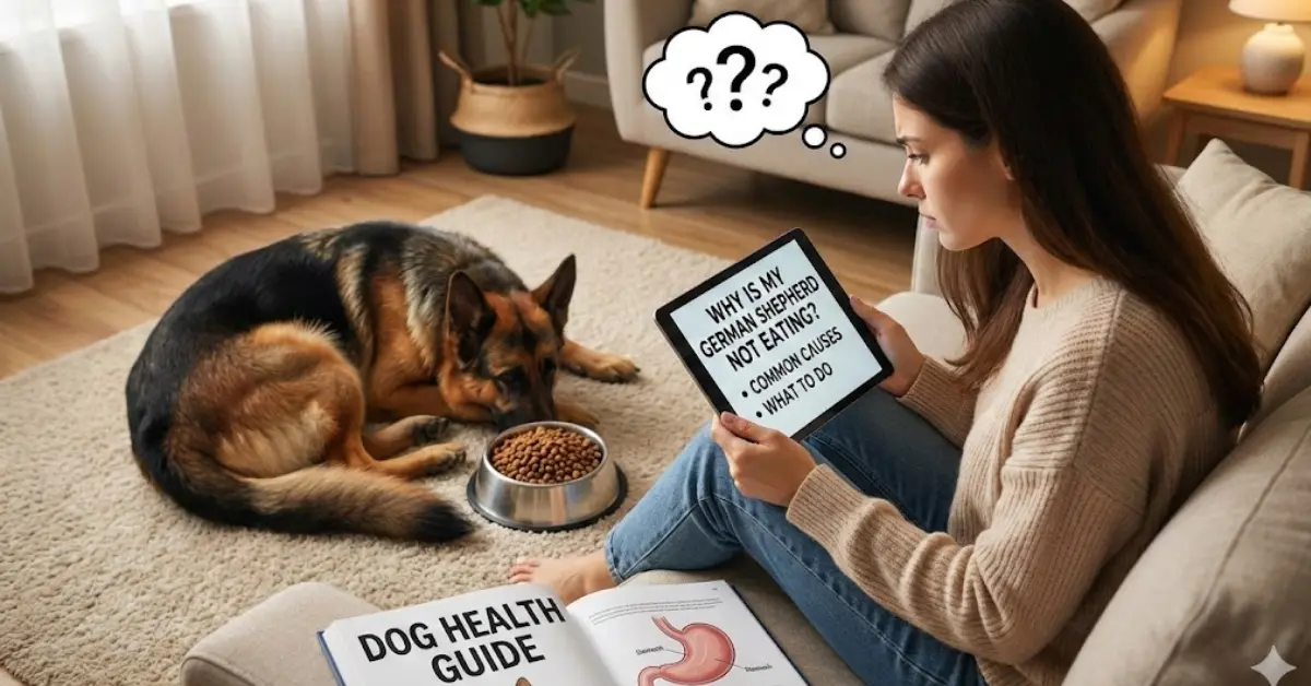 why is my german shepherd not eating