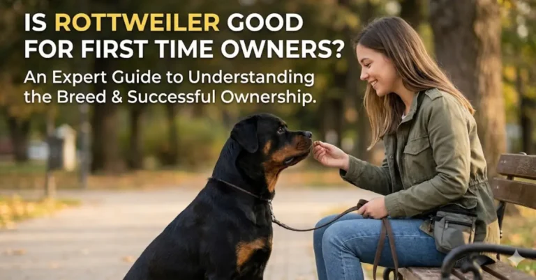 is rottweiler good for first time owners