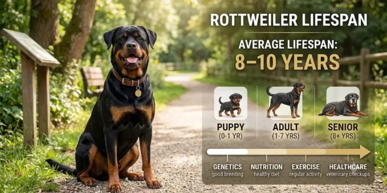 how long do Rottweilers live
